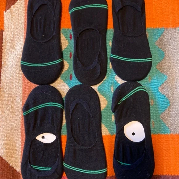 Pact Organic Cotton no show socks / black / brand new 8pairs - Picture 2 of 2